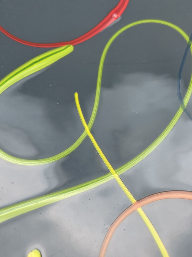 Multi Coloured Stringer Platter