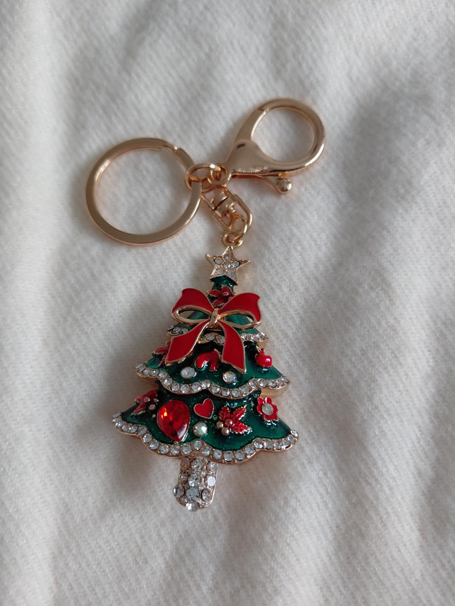 PORTE-CLÉS SAPIN DE NOËL VERT 🎄