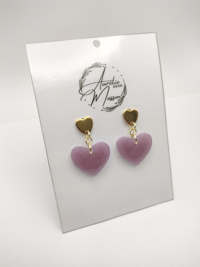 Boucles d&#039;oreilles &quot;Phacelia&quot;