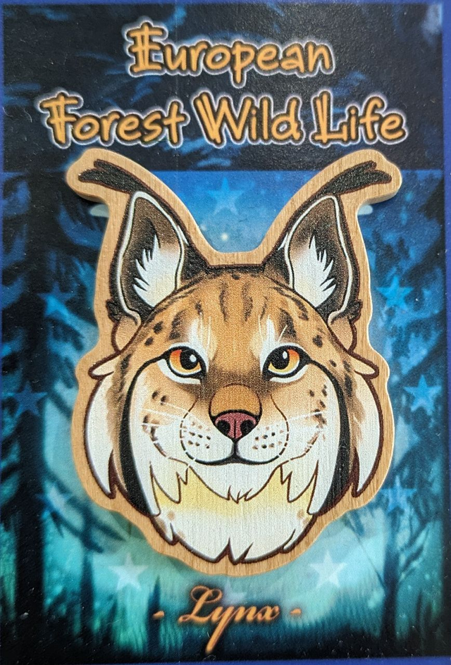 Wooden pin Lynx