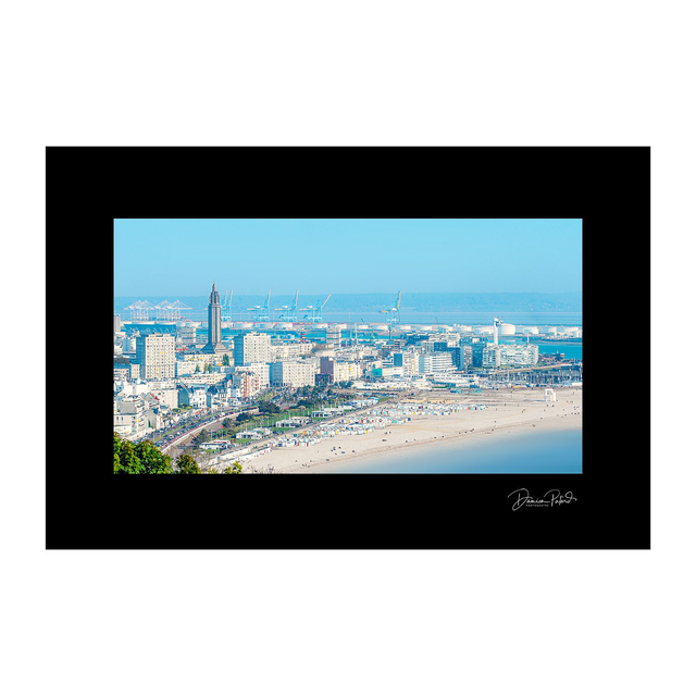 Le Havre, depuis les hauteurs de Sainte-Adresse