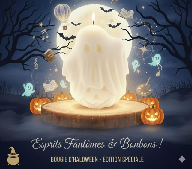 Bougie halloween