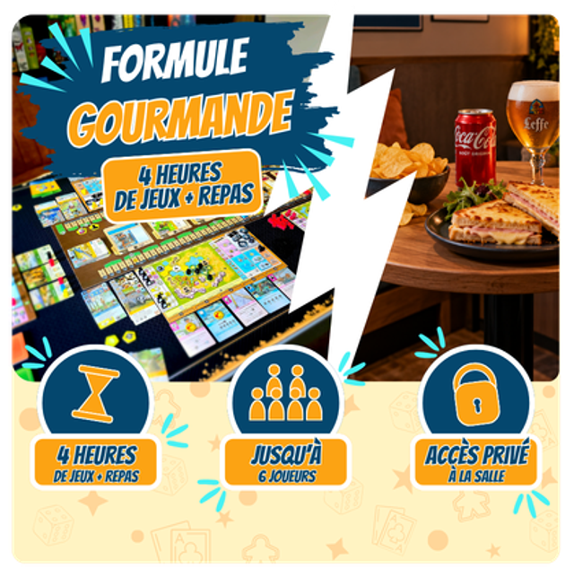 #8 Formule Gourmande 4h30 - 6 joueurs