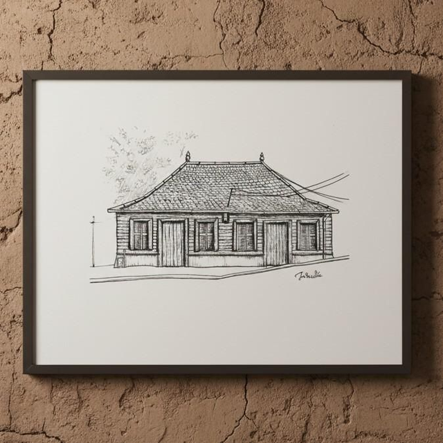 Tirage d&#039;art - Case Créole #1 - Les Trois Ilets - Martinique