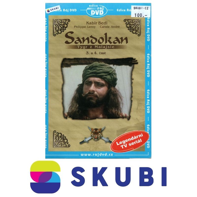 DVD Sandokan - Tygr z Malajsie - 3. a 4. část - česky 