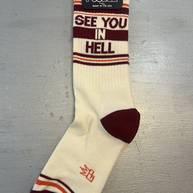 Socken LA see you in hell