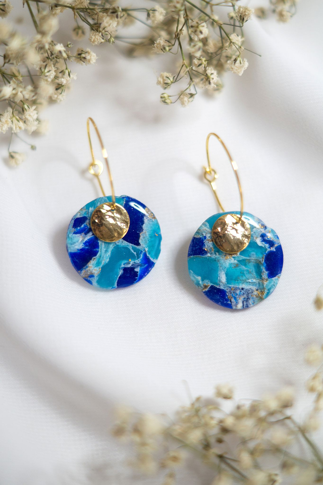 Coloris nuit - Boucles Lune 