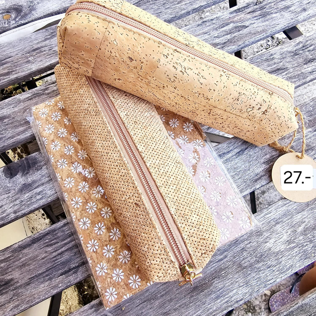 Trousse "Fix-it" en liège naturel avec élastique à accrocher (2 à choix)