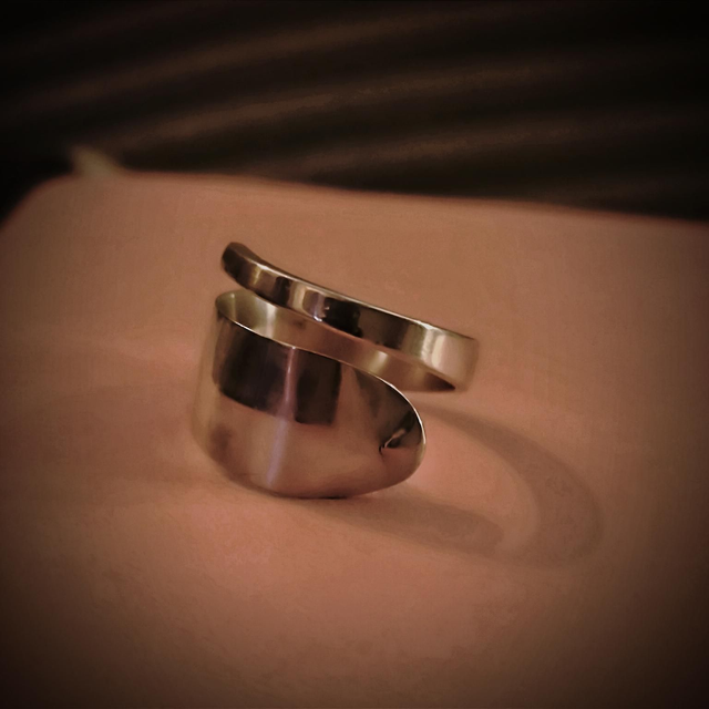 Bague en argent massif