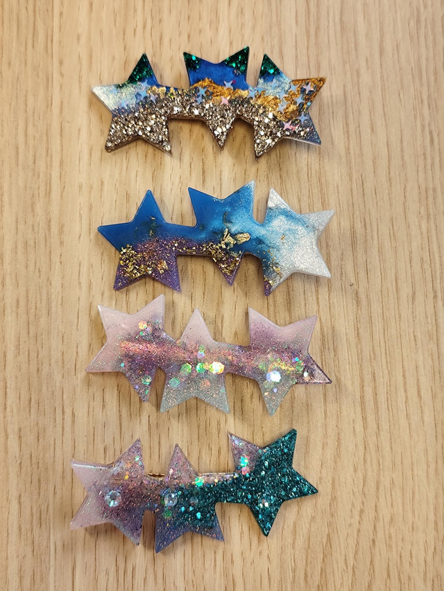 Barrettes collection &quot;Etoiles&quot;