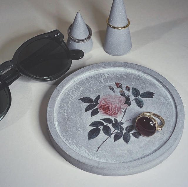 Piattino English Rose