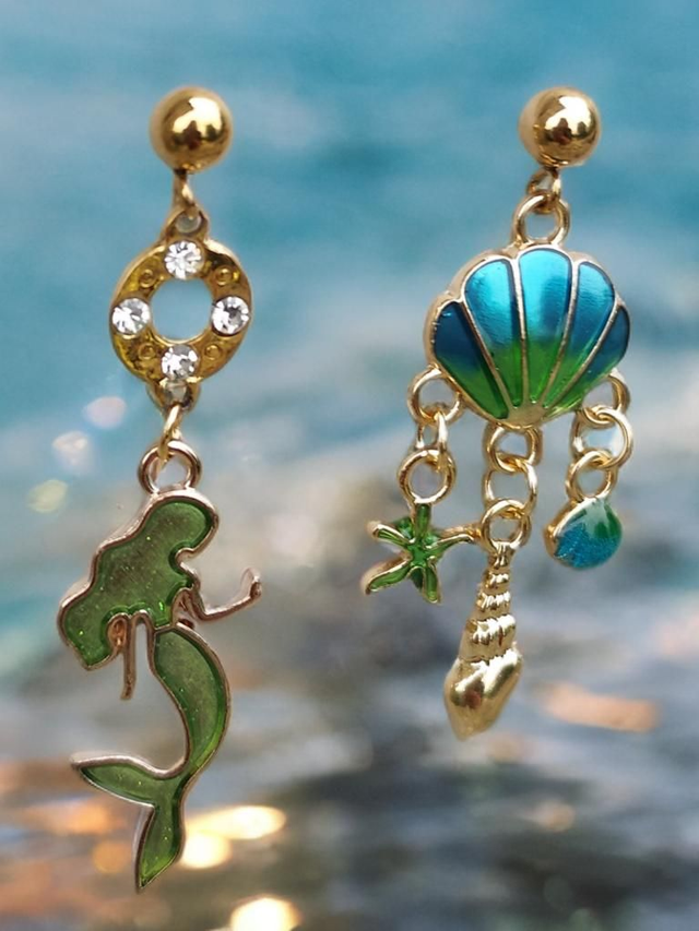 Boucles d&#039;oreilles &#039;Mermaid&#039;