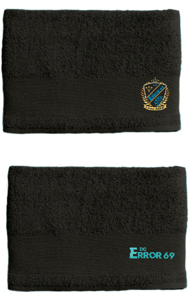 DC Error 69 Duschtuch bestickt