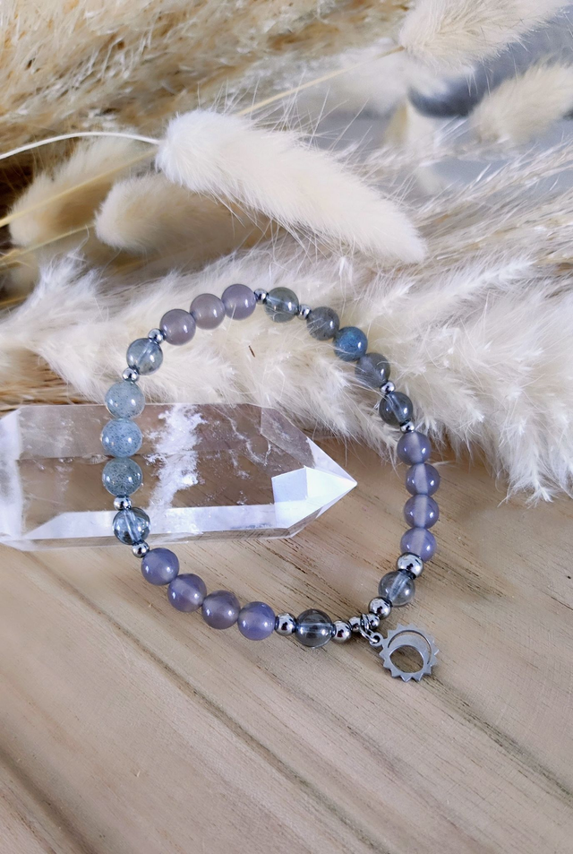 Bracelet "Stabilité" Agate et Labradorite