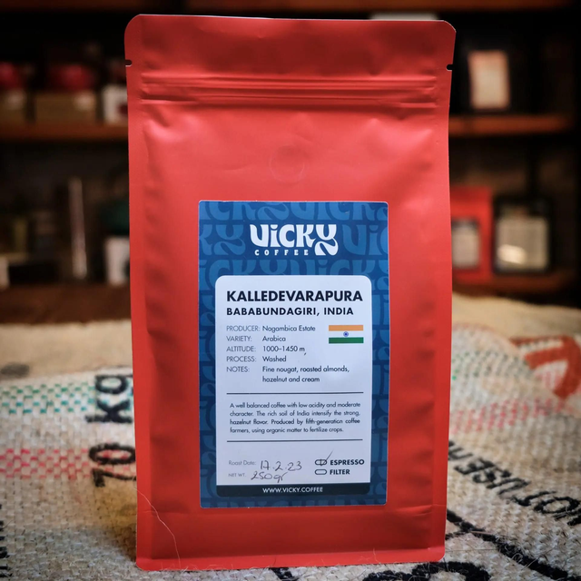 Kalledevarapura, India 250g Vicky Coffee