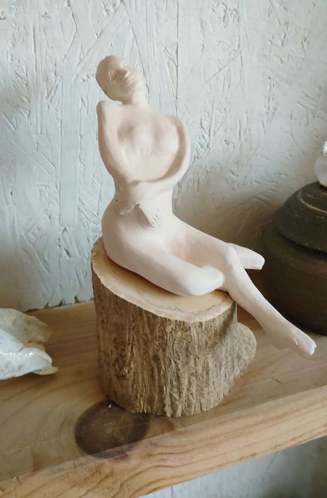 Statuette "Robe de brume"