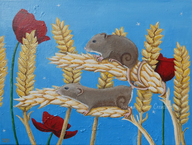 Lovely Original Fine Art Painting, from my "Busy Lives" collection, "Mine and Yours" 