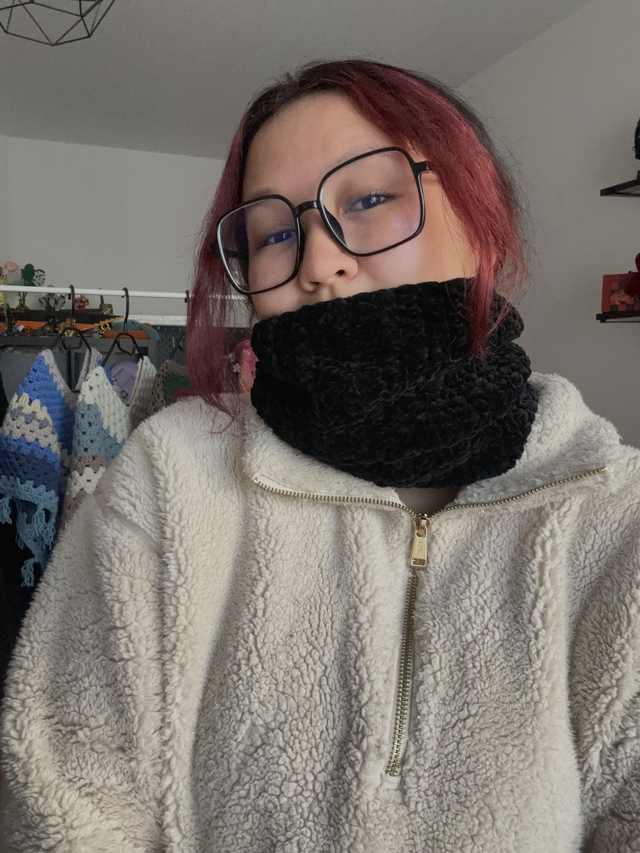 Cache-cou - Noir - Taille grand