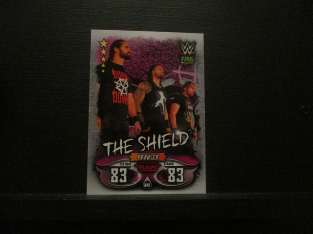 The Shield - Tag Teams Slam Attax Live Original Trading Card #335