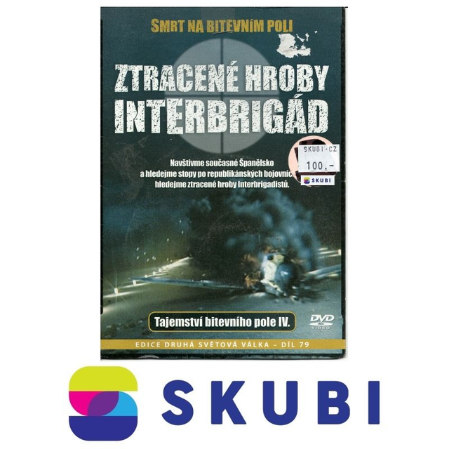 DVD Ztracené hroby interbrigád - česky