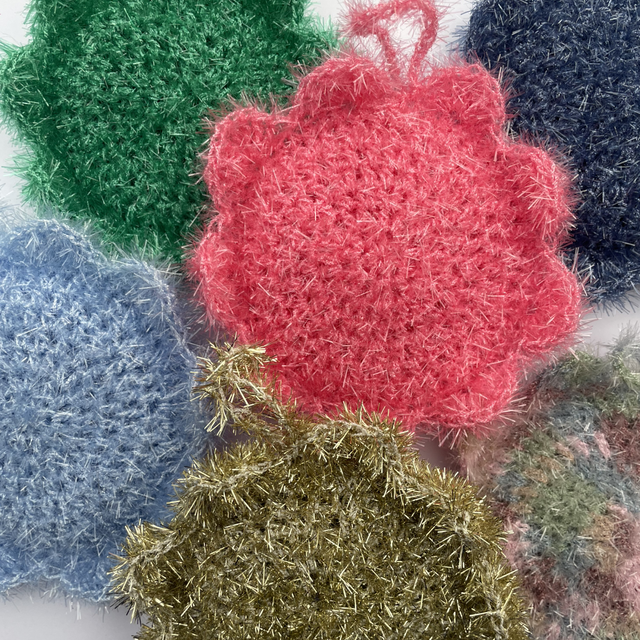 Éponge lavable fleur