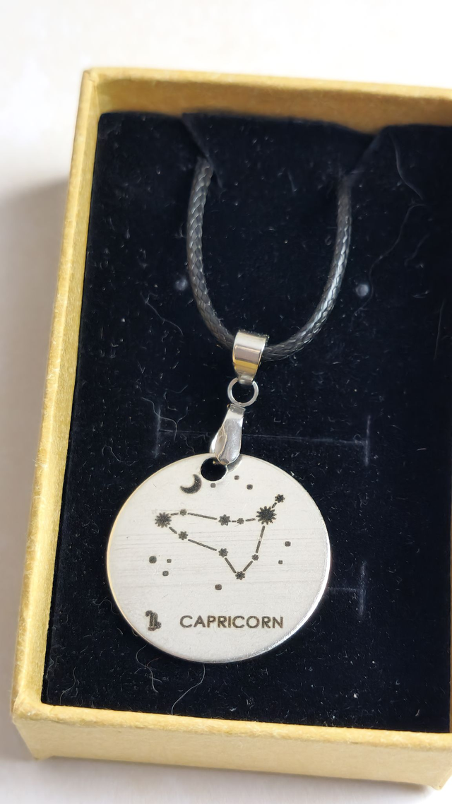 Collier constellation capricorne