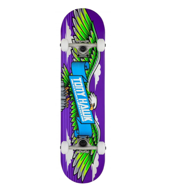 Tony Hawk SS 180 Complete Skateboard - Wingspan Purple 7.75"