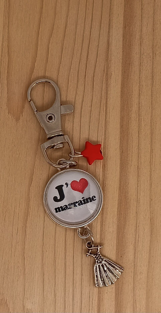Porte-clé  "Marraine"