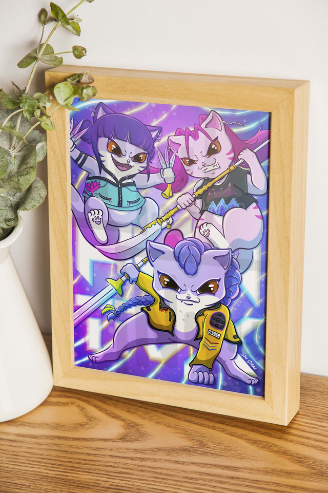 Huntrix Kpop Demon Hunters • Print