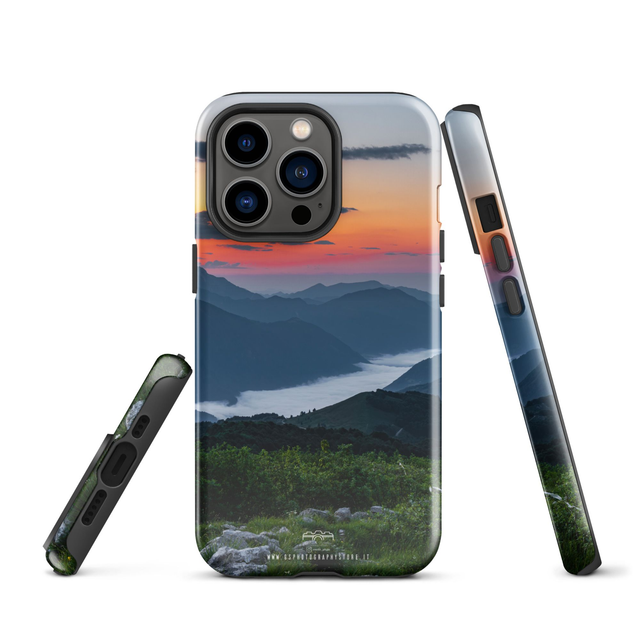  Cover iPhone rigida sunset landscape peace 