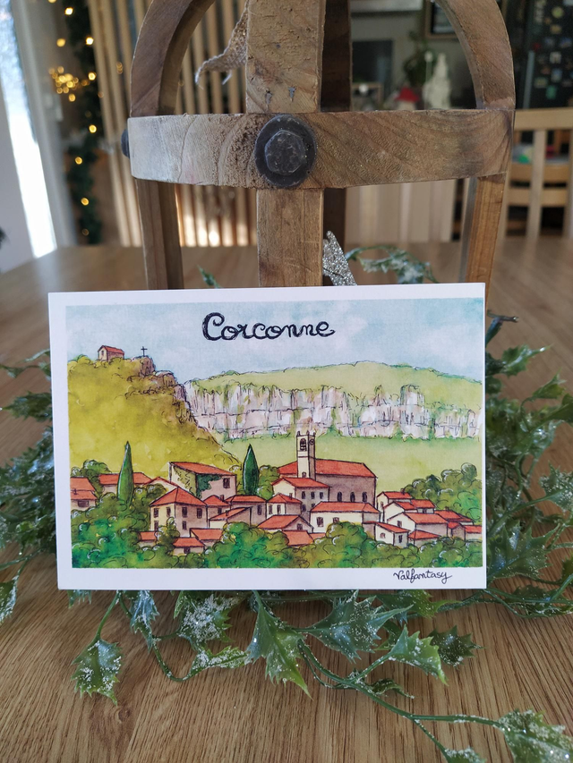 Carte "Corconne", 10 x 15 cm
