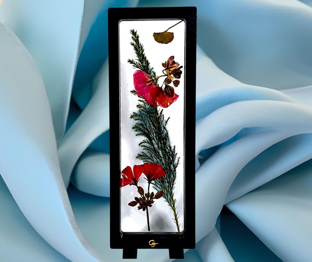 Petit Cadre a Posé 9 x 24 🌺 &quot;Éclat fleuri&quot;