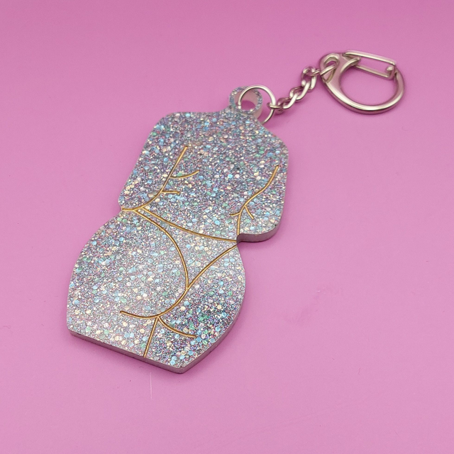 Porte-clé body positive