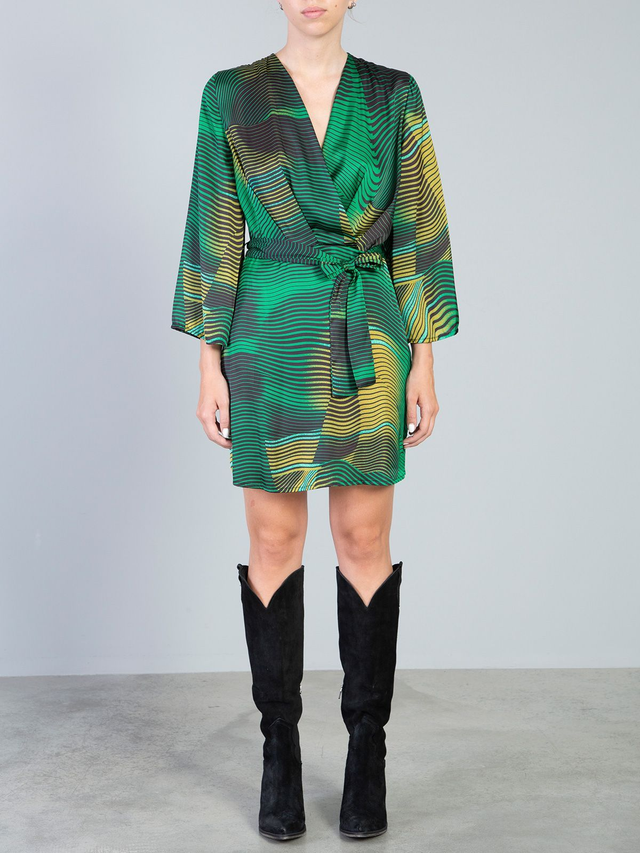 45406607 - BERNA Abito corto con fantasia