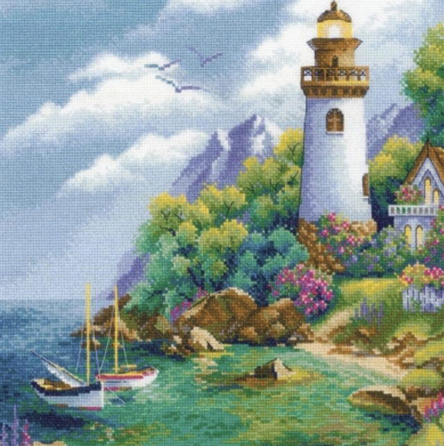 RIOLIS Quiet Harbour Counted Cross Stitch Kit 