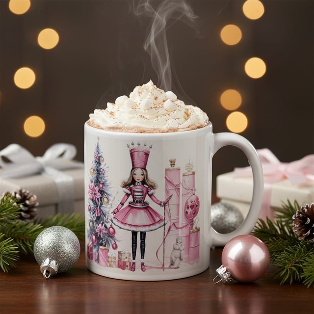 Pink Nutcracker Mug