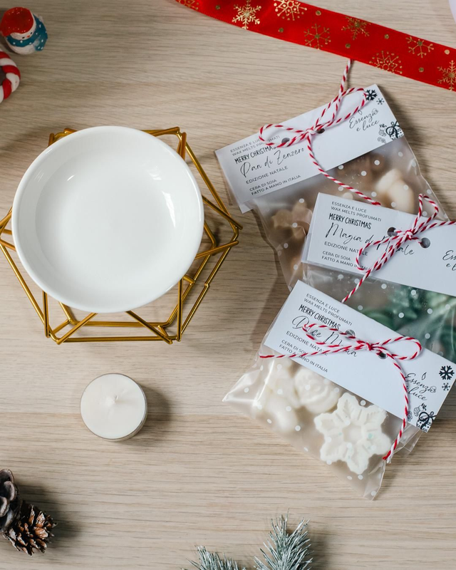 Set Regalo Natale – Bruciatore di Essenze,  & Wax Melts Artigianali