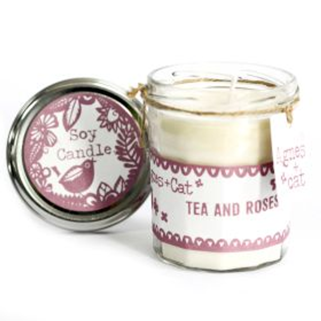 Bougie pot 220g - Thé et Roses