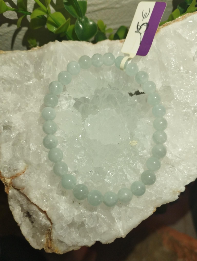 Bracelet Aigue Marine 6mm