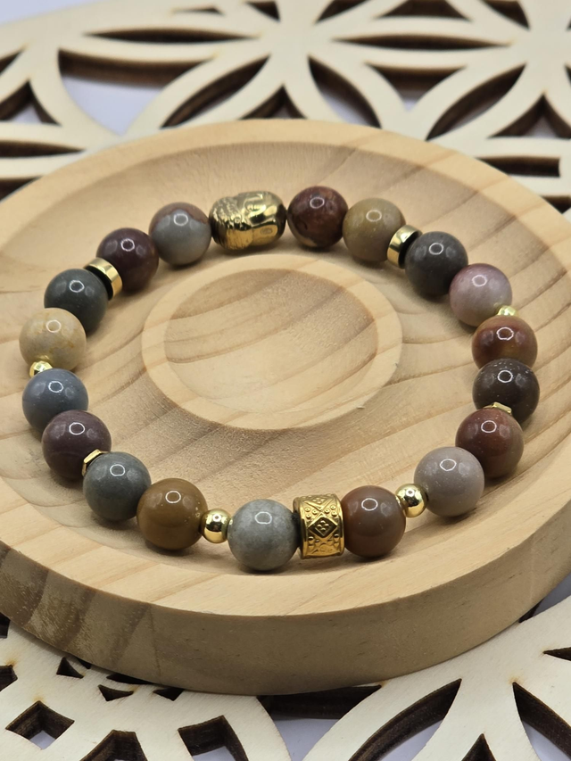 Bracelet Jaspe Impérial 0,8 cm