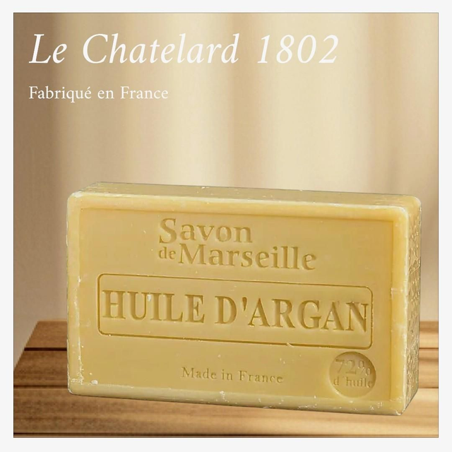 Savon "Huile d'argan" 100 gr Le Chatelard 1802