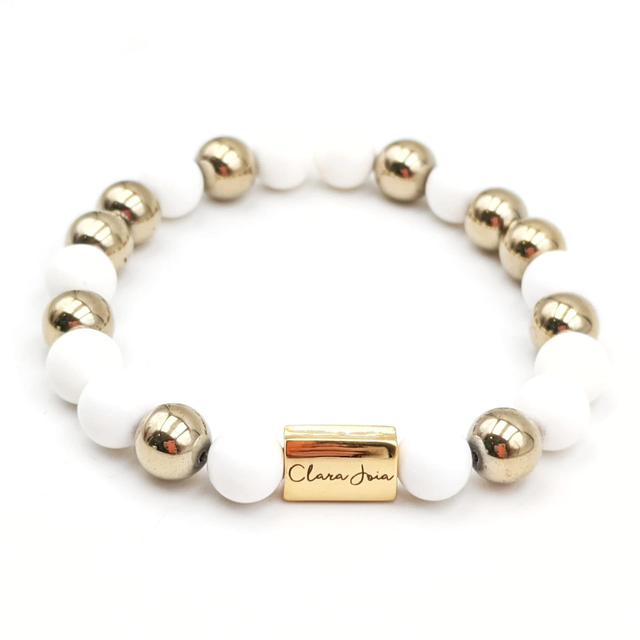Bracelet Clara Joia Acier Doré Coquillage