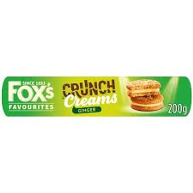 Fox's Crunch Creams Ginger 200g 