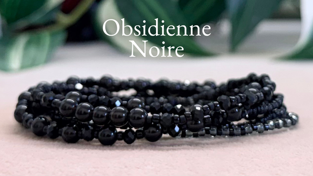 Bracelet | Obsidienne Noire - Sobre