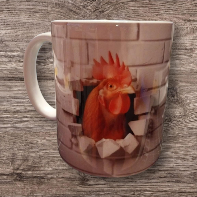 Mug poule recto-verso 
