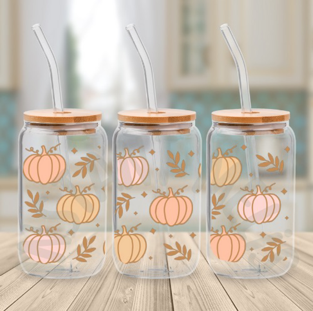 Canette en Verre - Citrouille
