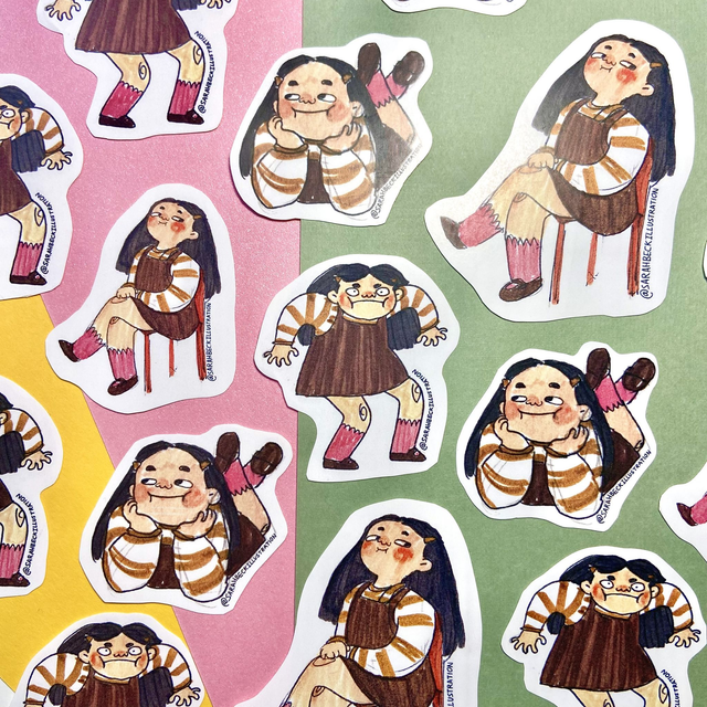 Anya is Utterly Obsessed with Vampires Sticker - SemiGossy