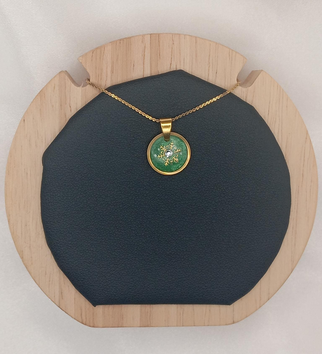 Pendentif flocon strass