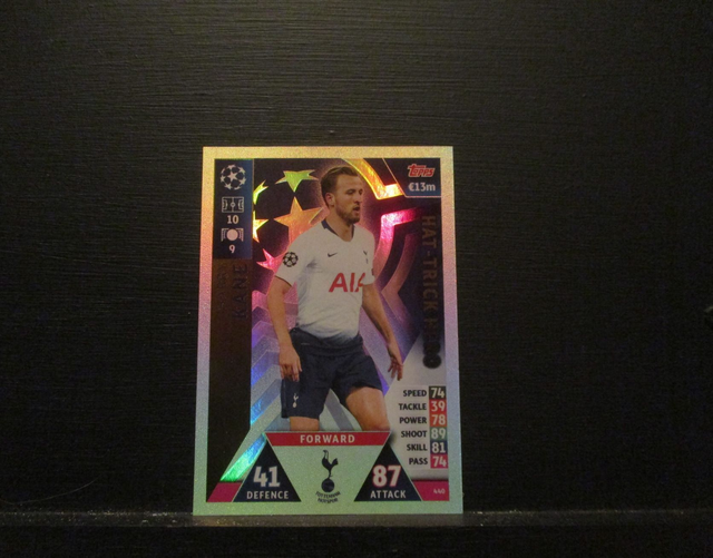 Harry Kane - UEFA Champions League Match Attax 2018/19 Original Trading Card #440