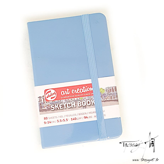 TALENS - CARNET DE CROQUIS BLEU 9*14CM - AM024